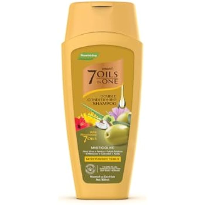 Emami 7 Oils in One Double Conditioning Shampoo Mystic Olive 100 ML - Image 1